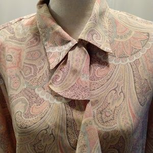 🚚MOVING SALE! Alfred Dunner Paisley Blouse